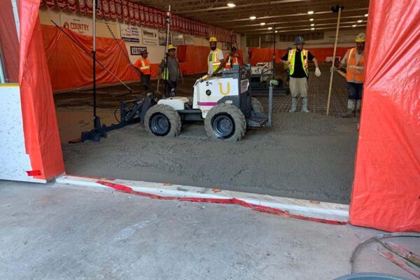Concrete Testing for Ice Rinks - Place Concrete